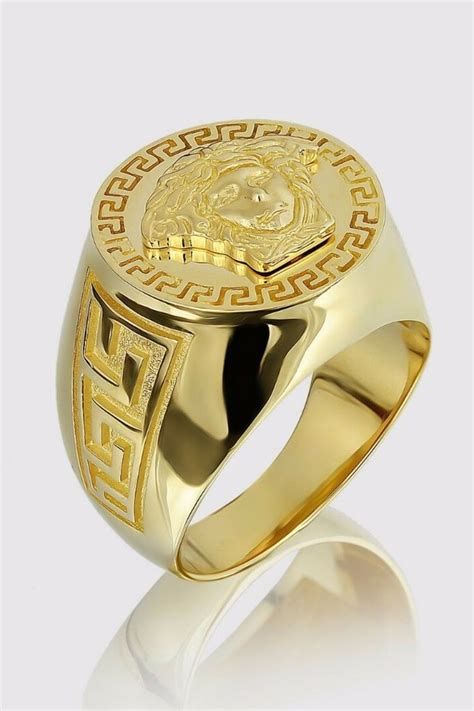 versace gold ring men|versace rings for men canada.